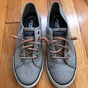 Gray Sperry Memory Foam shoes